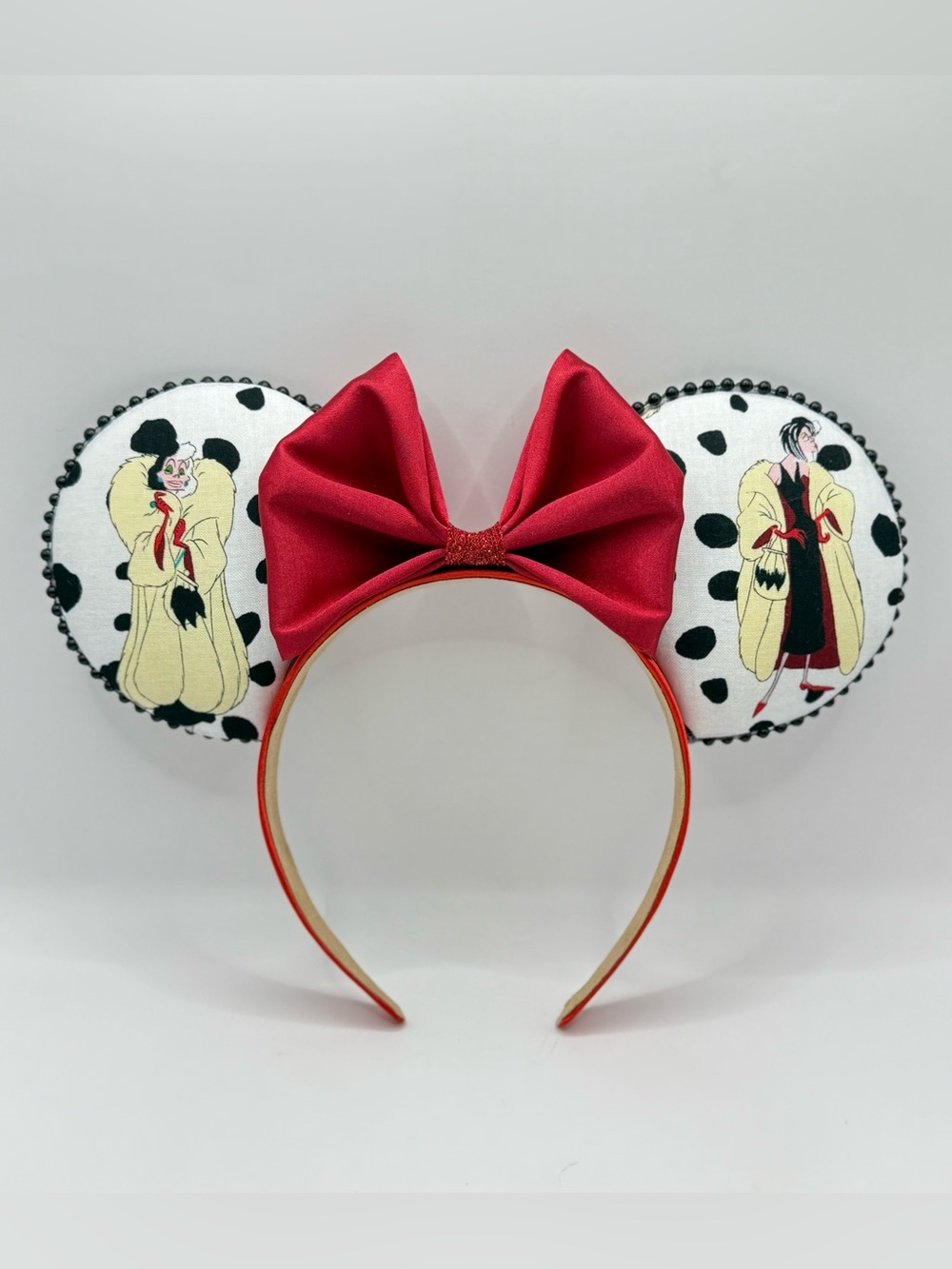 Disney Villains Cruella Handmade Minnie Ears